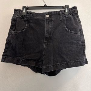 Topshop paper bag shorts